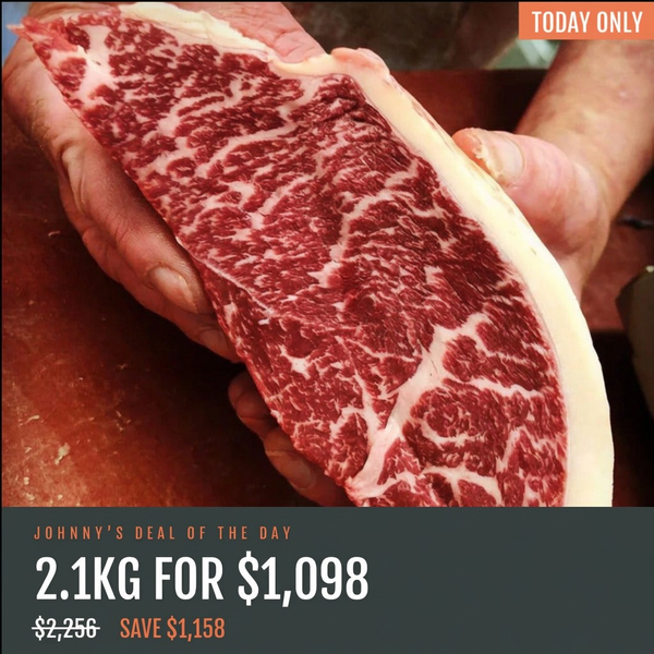 Chilled Wagyu M8-9 Rump Cap with Chimichurri 2.1kg