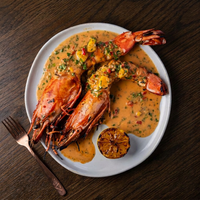Frozen Wild Catch Myanmar Giant Tiger Prawns 1kg (200g/piece)