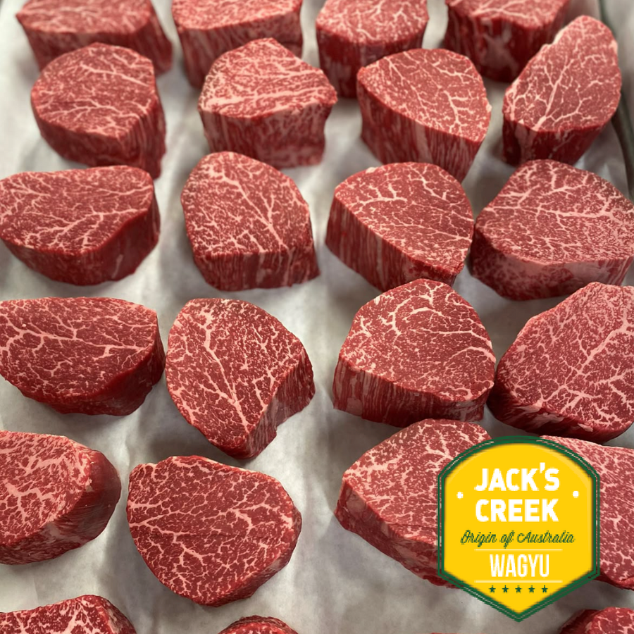 50% Off - Frozen Jack’s Creek Wagyu M4-5 Fillet Steaks 200g x 5