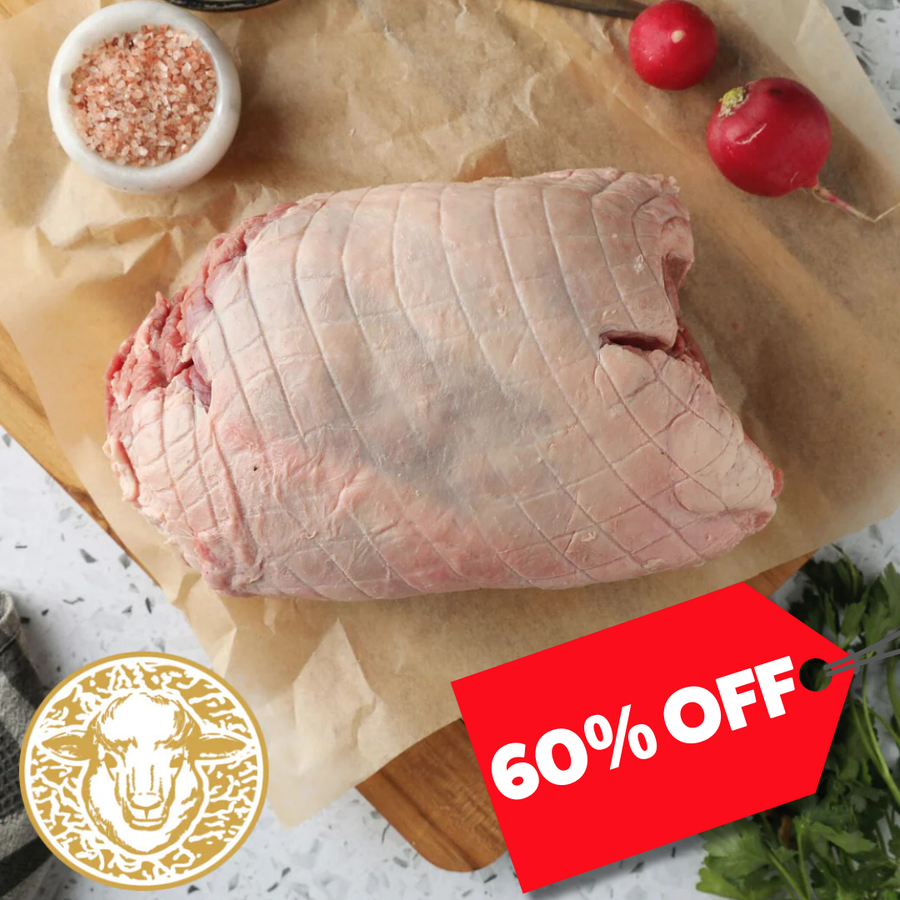 60% Off - Frozen Boneless Marrunga Marbled Lamb Leg 2.0-2.2Kg