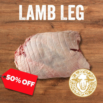 50% Off - Frozen Marrunga Boneless Lamb Leg (2.2Kg)