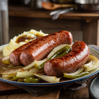 Frozen British Lincolnshire Pork Sausages 500g