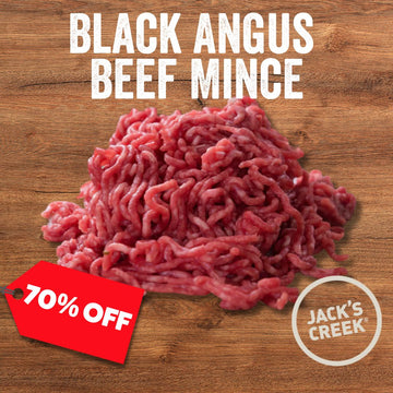70% Off - Frozen Grass Fed Black Angus Beef Mince