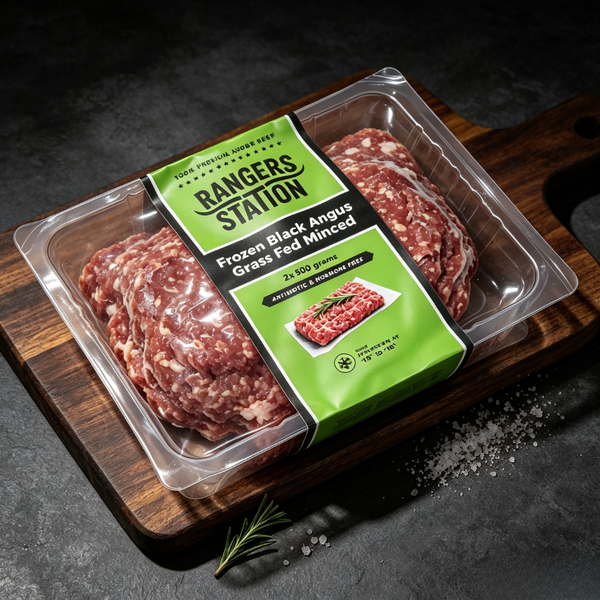 Frozen Black Angus Grass Fed Minced Beef 1kg