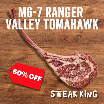 60% Off - Chilled Rangers Valley Wagyu M6-7 Tomahawk 1.7kg