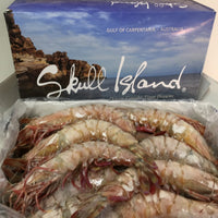 Frozen Shark Bay Jumbo King Prawns Head-On 1kg