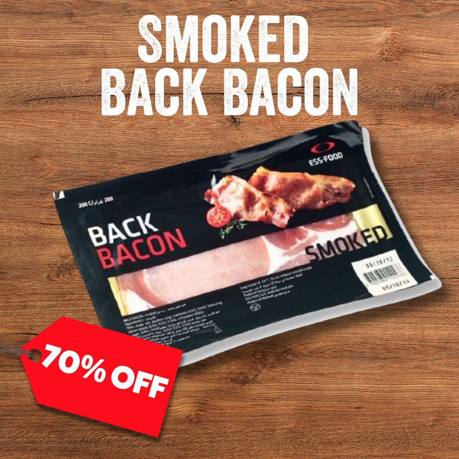 70% Off - Smoked Back Bacon from the Netherlands  (5x200g)