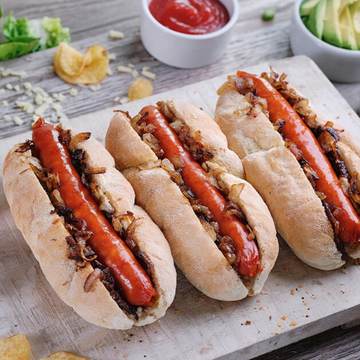 Frozen Premium Broad Oak Farms Hot Dogs 500g