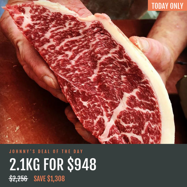 Chilled Wagyu M8-9 Rump Cap with Chimichurri 2.1kg