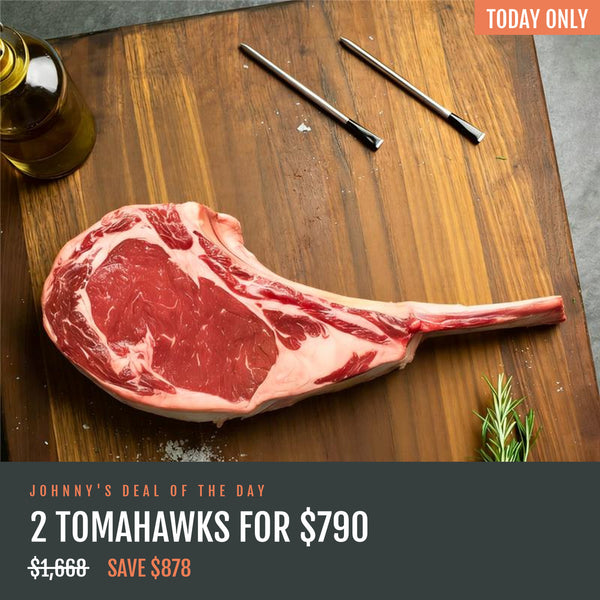 Chilled Rangers Station Black Angus M1-2 Tomahawk 2.4kg (2 pieces)