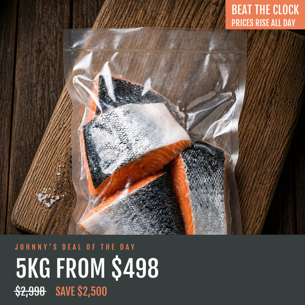 5kg of Norwegian Salmon - Beat the Clock