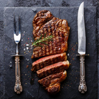 Chilled Organic Grass Fed Angus Striploin 1kg