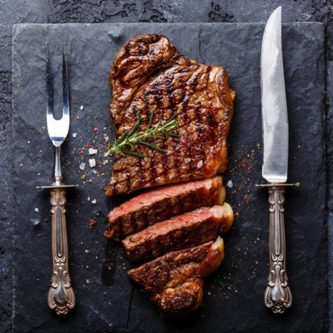 Chilled Organic Grass Fed Angus Striploin 1kg