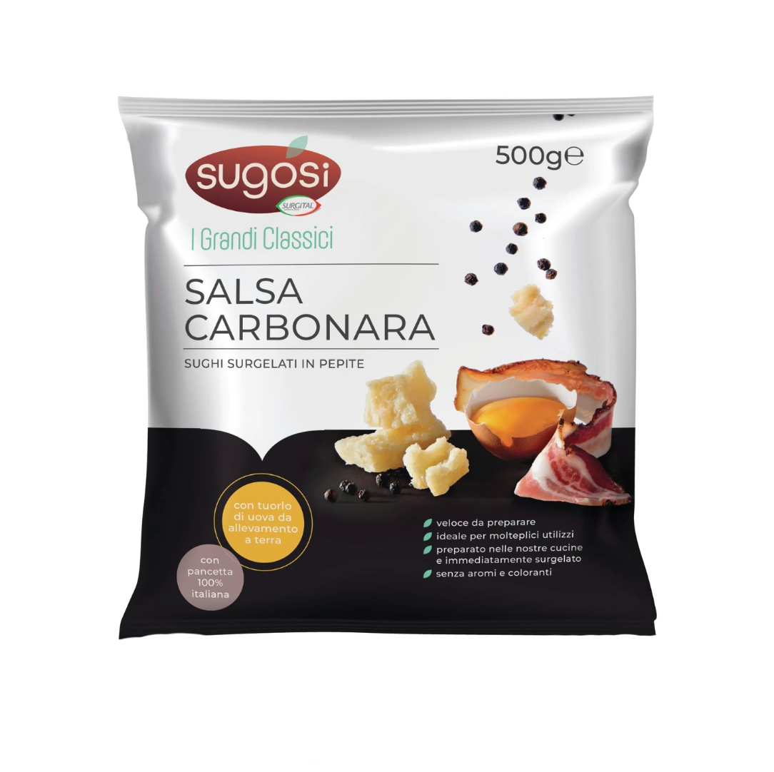 Frozen Carbonara Sauce Nuggets "Sugosi" 500g Sugosi