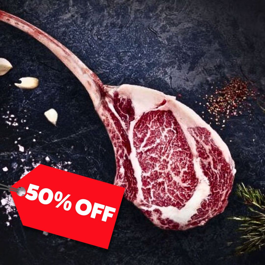 50% Off - Chilled Wagyu M3-4 Tomahawk 1.6kg