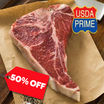 【半價優惠】冰鮮USDA PRIME T骨牛扒1公斤