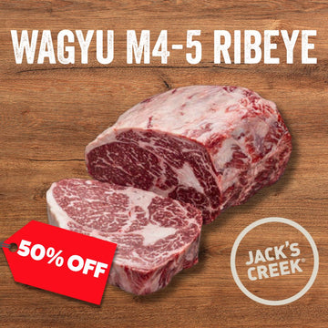 50% Off - Chilled Wagyu M4-5 Ribeye