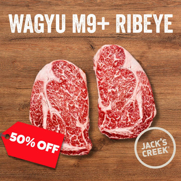 50% Off - Chilled Wagyu M9+ Ribeye by Jack's Creek