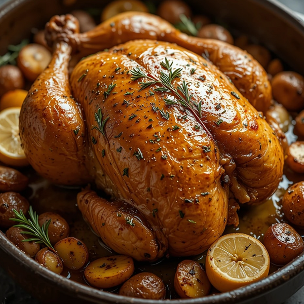 Frozen Free Range Whole Spanish Corn Fed Chicken (1Kg)