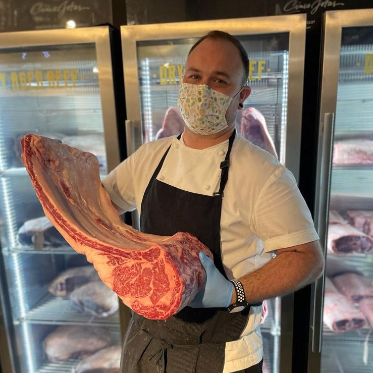 Chilled Jack's Creek Angus M3-4 Tomahawk Steak 1.2kg (ME17)