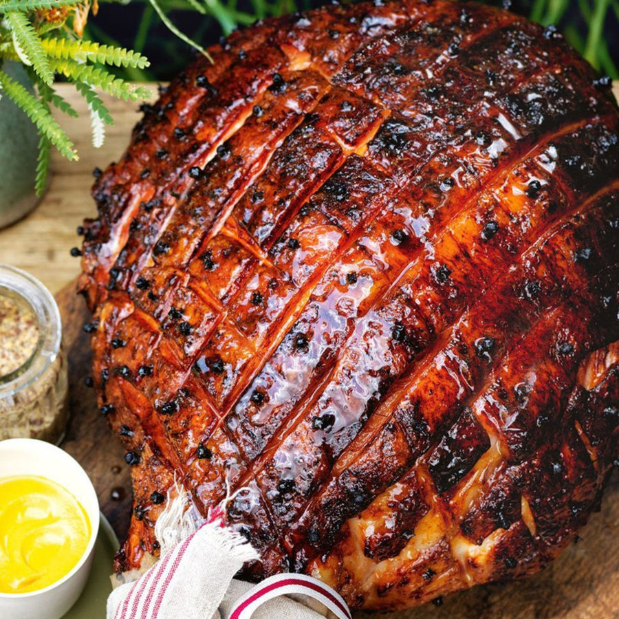 Roast Ham Recipe Traditional Christmas Ham Dinner Traditional