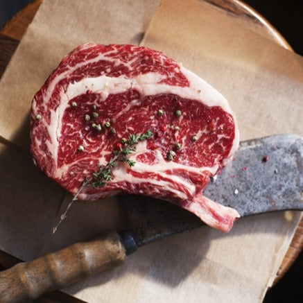 Frozen Dry Aged 45 Days Wagyu M9+ Bone-in Ribeye 800g