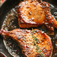 Iberico Pork Chops Cooked