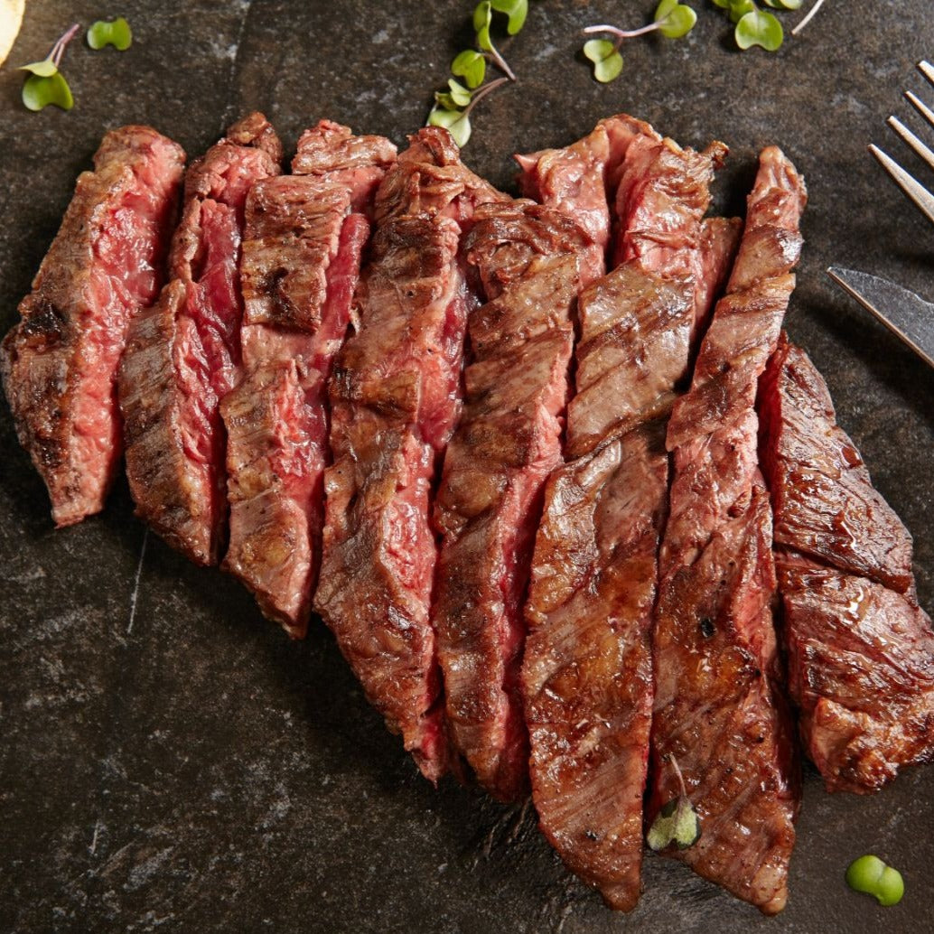 50% off Chilled Angus Pure M2+ Thin Skirt Steak 2kg