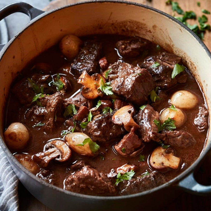 Frozen Black Angus Diced Beef 1kg