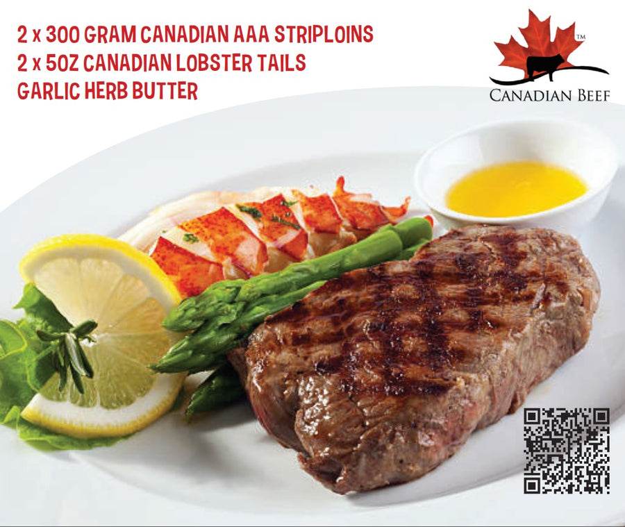 Canadian Surf & Turf Striploin Kit