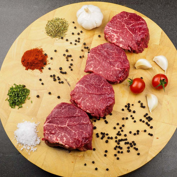 Chilled Angus Tenderloin Fillet Steaks 1kg (200g x 5)