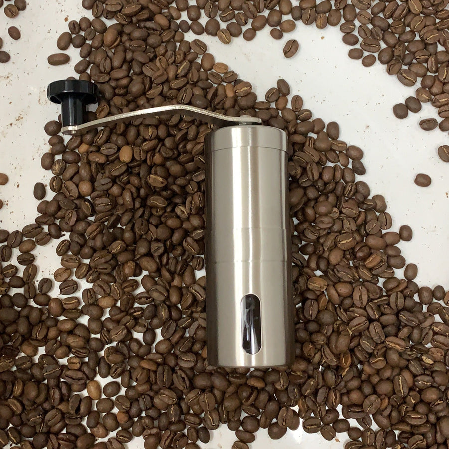 Hand coffee grinder (by Dr. Sutton's Coffee)